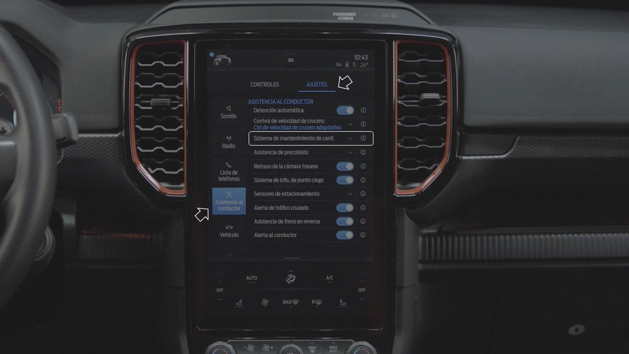 Control de Velocidad Adaptativo con Stop & Go y Centrado de Carril