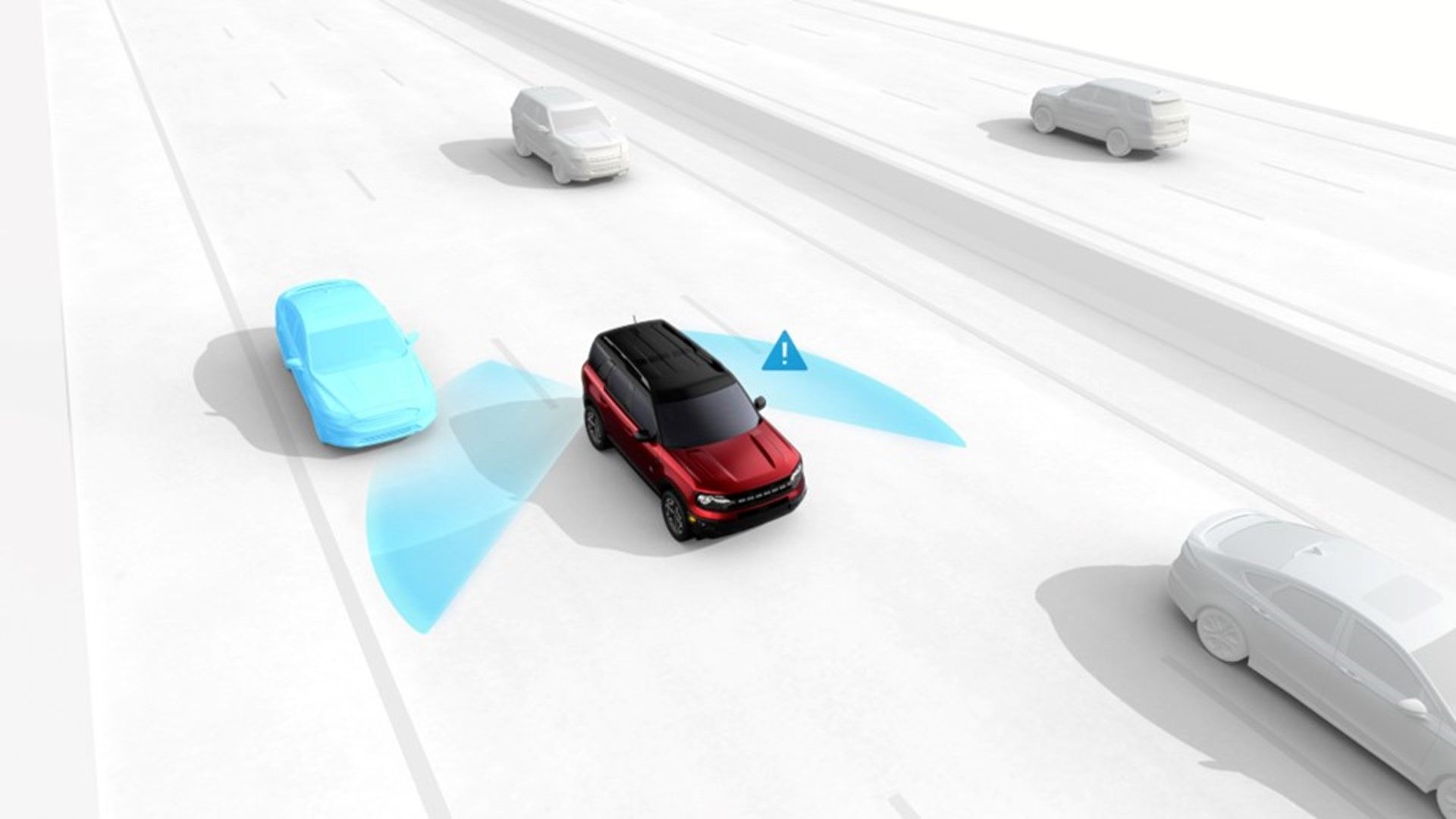 Sistema de información de punto ciego BLIS® con alerta de tráfico cruzado