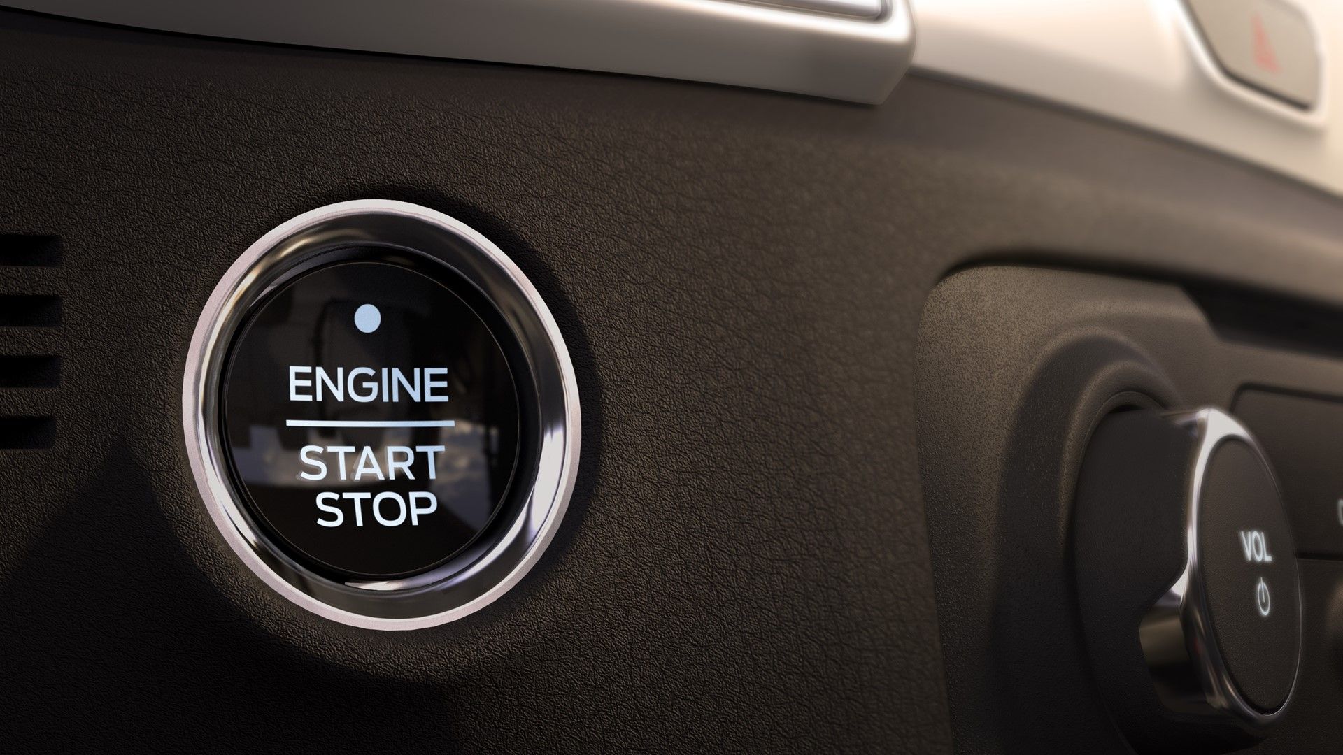 Sistema de acceso sin llave con botón de encendido